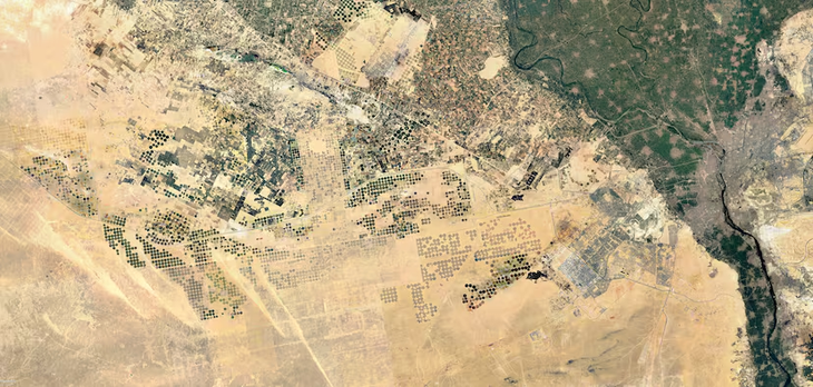 Comparaci&oacute;n satelital muestra la expansi&oacute;n agr&iacute;cola del Nuevo Delta entre 2015 y 2026.