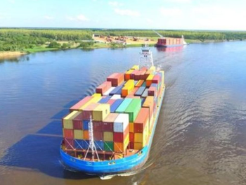 US$ 30.000 millones en exportaciones de granos pasaron por la hidrovía en 2024.