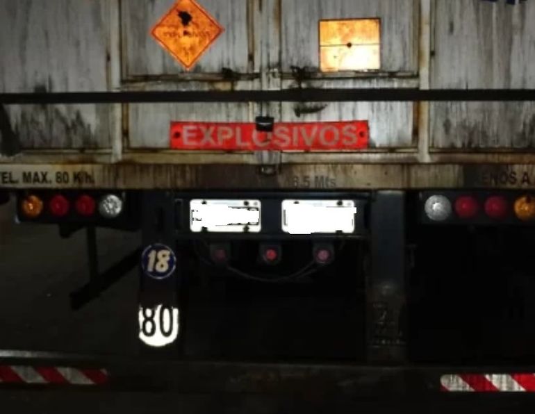 La identificación del camión que puso en alerta a los vecinos de Las Heras, en Chubut.