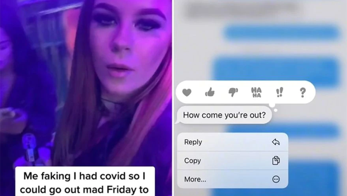 Fingió tener COVID para faltar al trabajo e ir a una fiesta: su jefe la descubrió