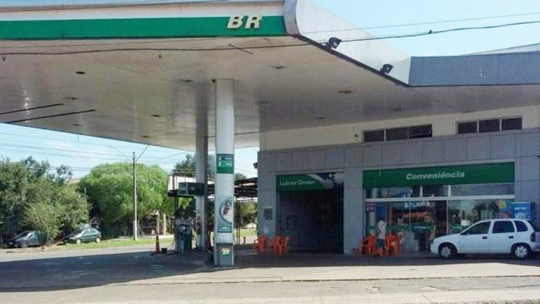 La estación de servicio donde el turista argentino paró a cargar combustible en la localidad de Passo Fundo.