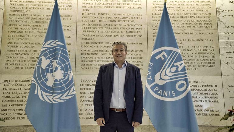 Rolando Figueroa participó de una reunión con referentes de la FAO.