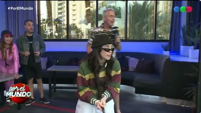 Marley y Moria Casán se encontraron con Nicki Nicole en Las Vegas