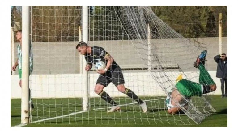 Madryn igualó 1 a 1 con Sansinena.