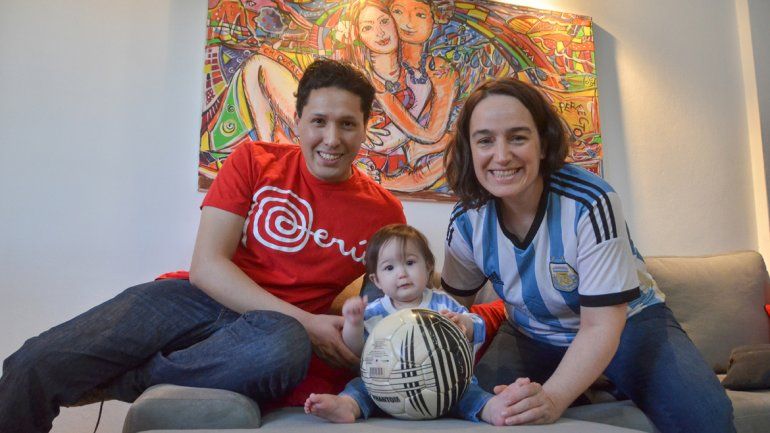 La familia nos recibió de la mejor manera en su casa del barrio Mercantiles