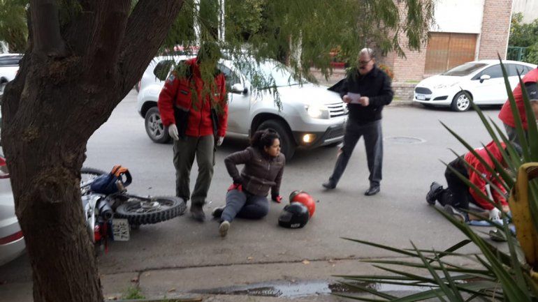 Dos heridos en un choque múltiple en Santa Genoveva