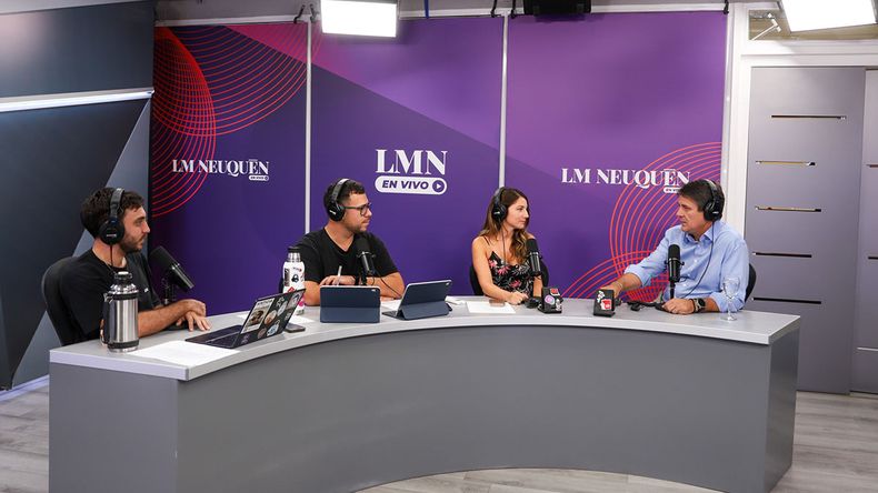 El intendente de Neuquén, Mariano Gaido en el streaming de LM Neuquén en Vivo. | LM Neuquen El intendente de Neuquén, Mariano Gaido en el streaming de LM Neuquén en Vivo.