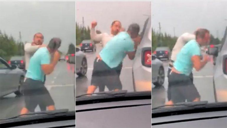 Locura: se agarraron a las piñas en la puerta del colegio de los hijos