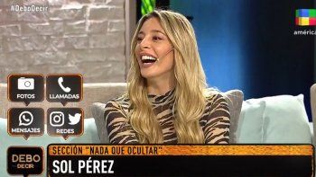 Sol Pérez en Debo Decir por América