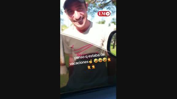 El insólito momento de un trabajador y sus vacaciones de mentira