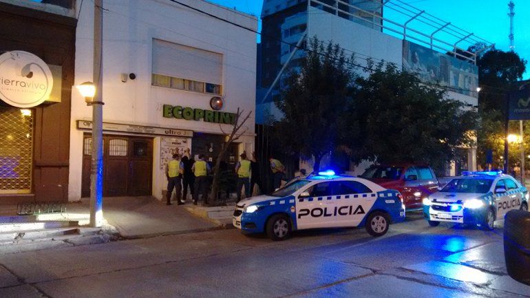 Cuatro jóvenes fueron detenidos en pleno centro