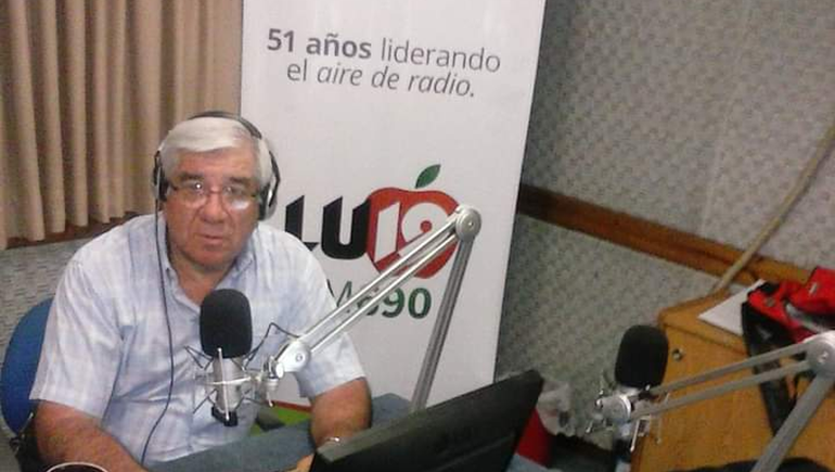 Dolor por la muerte de un querido periodista del Alto Valle