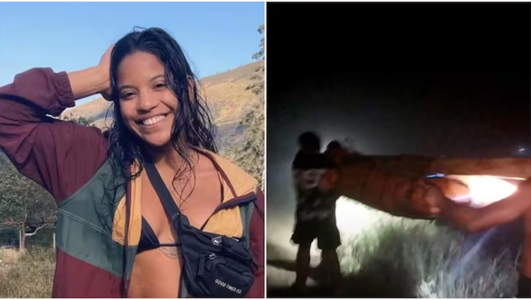 El video del inédito rescate del cuerpo de la turista que murió atrapada en un volcán