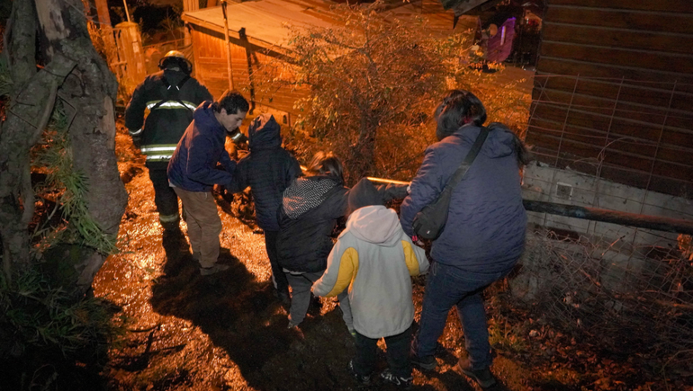 San Martín de los Andes: un deslave obligó a autoevacuarse a más de 20 familias