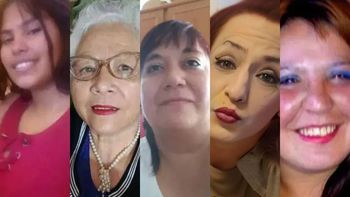 Ángela Díaz, Olga Quinteros, Mabel Mena, Azul Semeñenko y Jessica Scarione son las cinco víctimas de femicidio en Neuquén. Ángela Díaz, Olga Quinteros, Mabel Mena, Azul Semeñenko y Jessica Scarione son las cinco víctimas de femicidio en Neuquén.