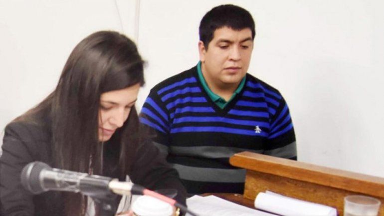 El Turco Montecino en una de las audiencias del juicio.