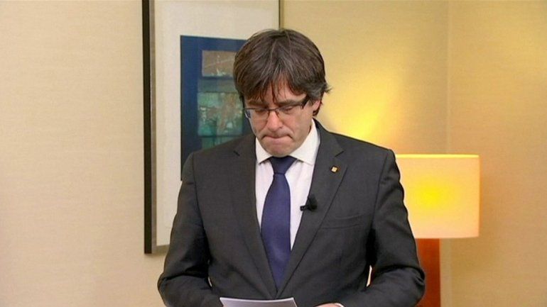El ex presidente de Cataluña había ido a Bélgica en busca de apoyo.