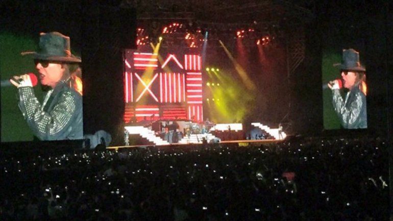 Con los Guns N Roses, explotó River y las redes sociales