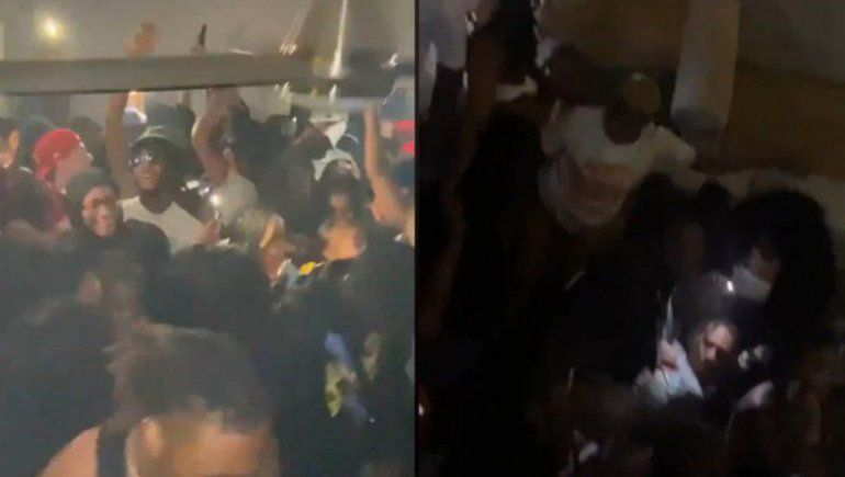 Viral: organizó su fiesta de egresado en un departamento y el piso cedió