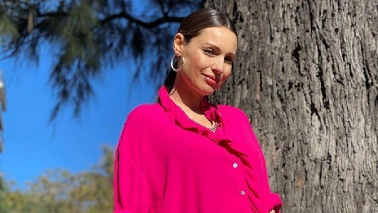 Pampita instaló cámaras en el baño por si rompe bolsa