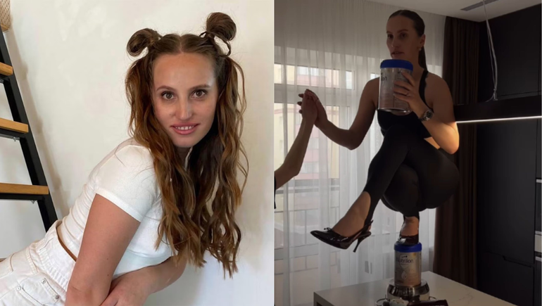 Impactante video: una influencer se fracturó la columna por hacer un challenge de Tiktok