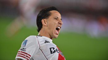 Driussi abrió el marcador para River. Driussi abrió el marcador para River.