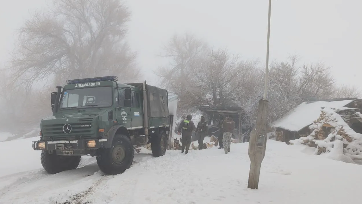 El Escuedrón de Gendarmería fue convocado por la Policía de Zapala.
