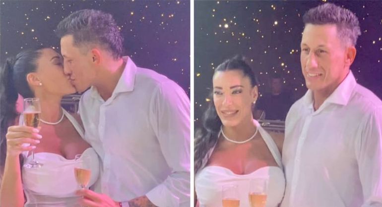 Las fotos íntimas del casamiento de Pamela Pombo con un jugador de Los Pumas