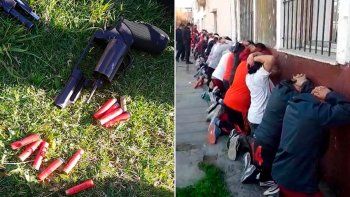 detuvieron a 51 hinchas de river en la previa del encuentro con godoy cruz por copa argentina