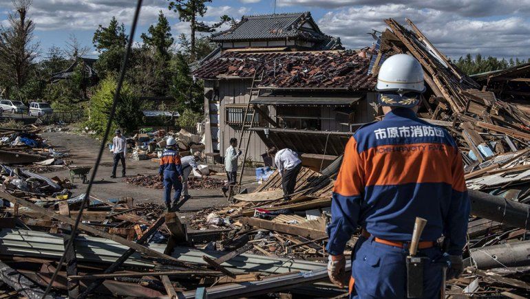 Las víctimas por el tifón en Japón ya llegaron a 68