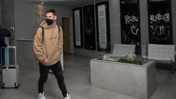Messi ya está en el predio de la AFA