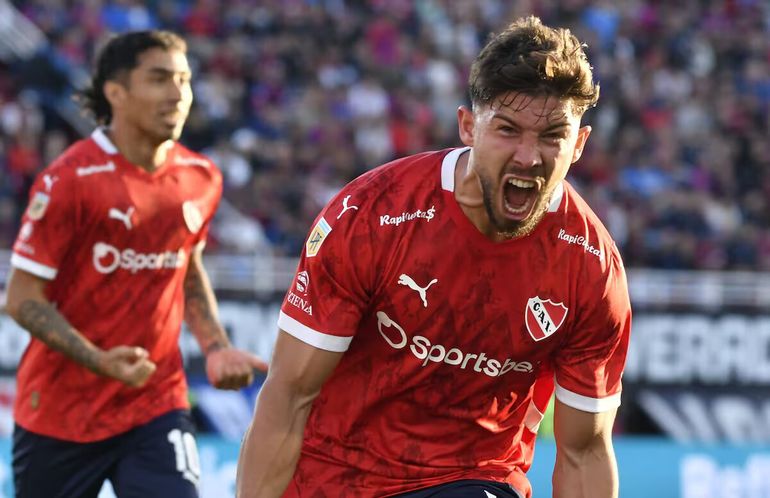 Loyola le dio la victoria a Independiente contra San Lorenzo.