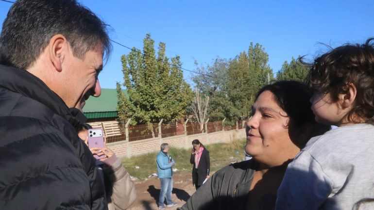 Avanzan las obras en el barrio Peumayen de Neuquén.