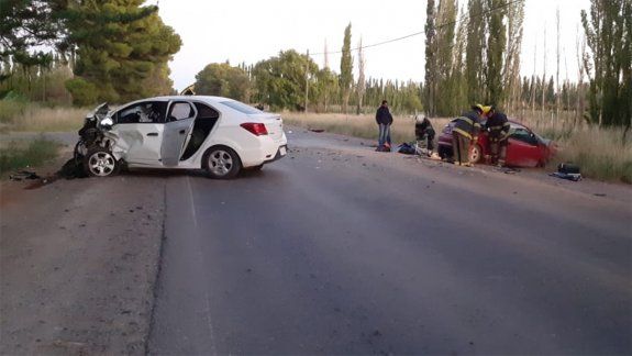 Una joven murió en choque frontal sobre la Ruta 7