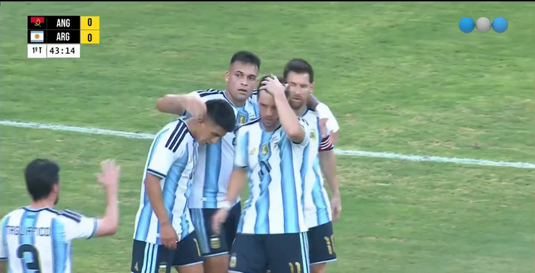 Lautaro Martínez y Lionel Messi convirtieron para la Selección Argentina.