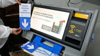 boleta unica electronica: una empresa cobrara $171,80 por voto