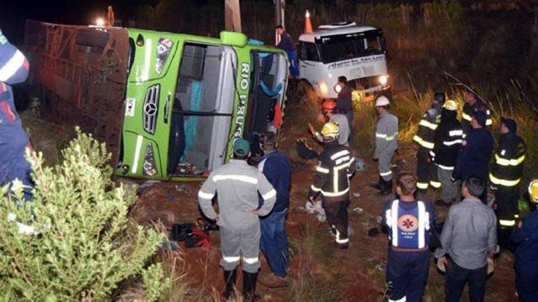 El accidente ocurrió en las primeras horas de ayer