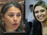Las legisladoras nacionales Lucila Crexell y Nadia Márquez se cruzaron en una reunión.