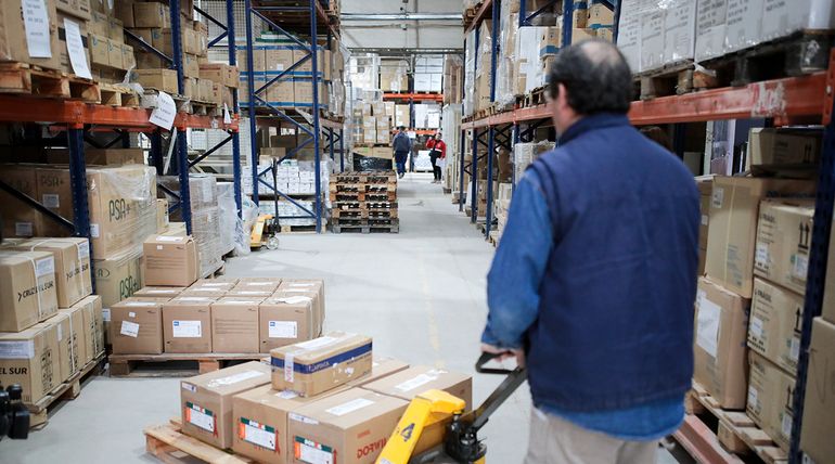 El almacén central de salud de la provincia mejoró su situación.