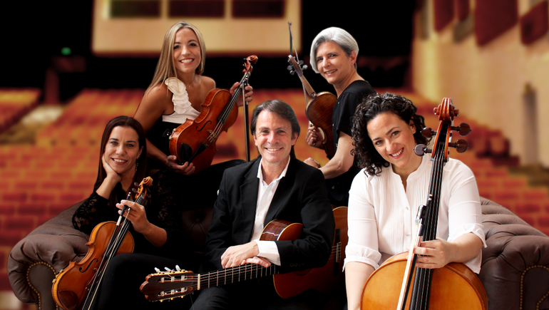 Cazeneuve junto al cuarteto de cuerdas Clásicas estrenan una obra de Naldo Labrín
