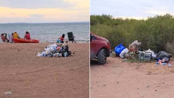Los Barreales: así quedó la playa después de una fiesta ilegal