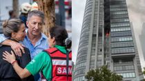 Adrián Ventura contó que su departamento quedó destruido tras el incendio del  edificio de Puerto Madero.