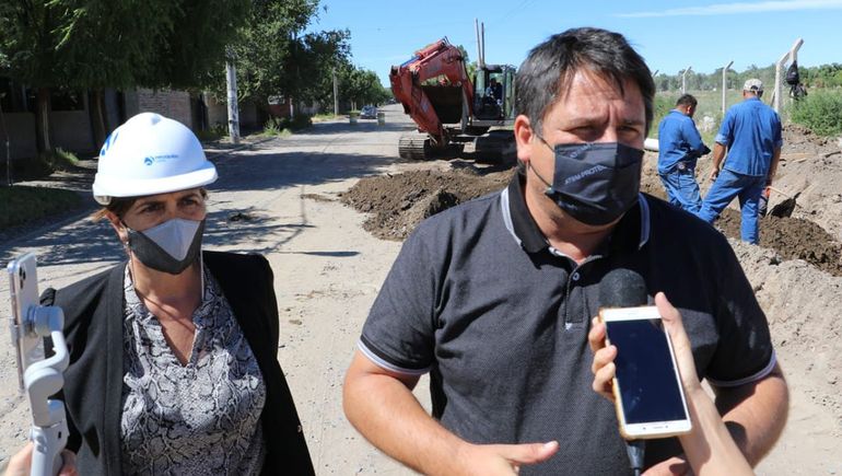 Avanzan la obra de pavimentación de un corredor clave de la ciudad