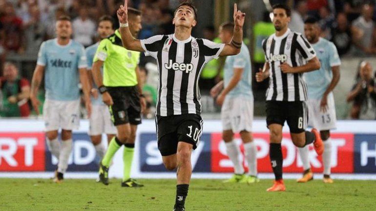Dybala metió dos, pero la Lazio se quedó con la Supercopa