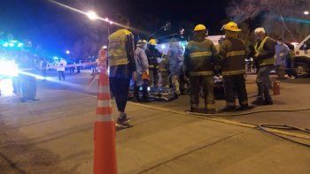 Un simulacro de accidente múltiple en Ruta 22 sorprendió a los vecinos