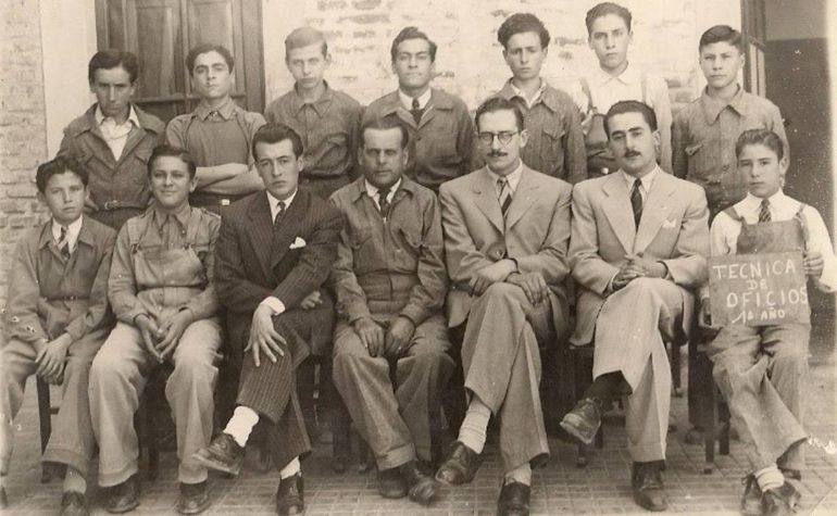 Primeros profesores yalumnos