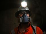 Foto de archivo de un trabajador minero en la mina de Chuquicamata en Calama, ChileFebr  6, 2024. REUTERS/Pablo Sanhueza