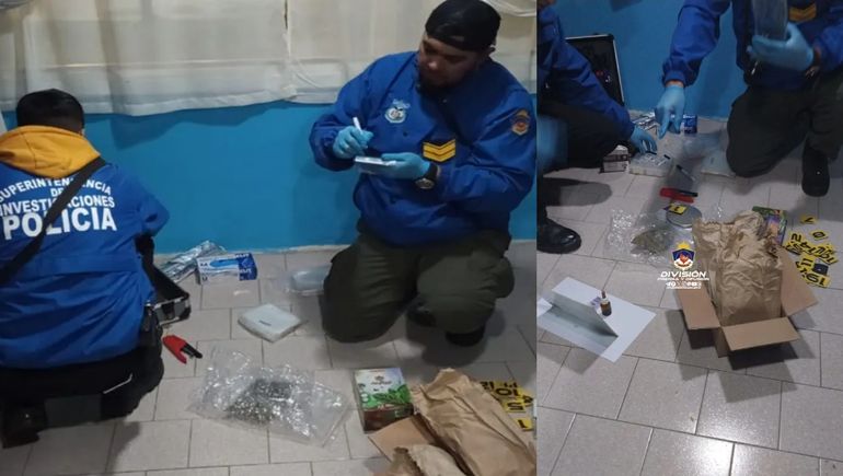 Antinarcóticos secuestró un paquete millonario de droga en una rotisería