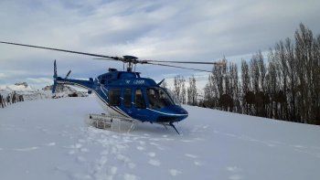 por que no pudo despegar el helicoptero de la provincia para rescatar el cuerpo del criancero