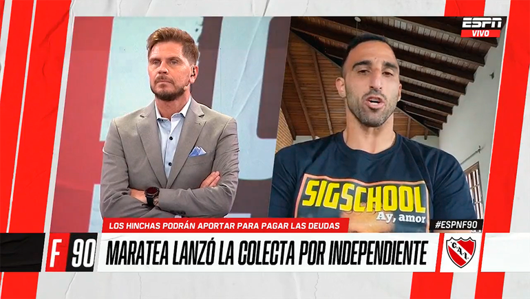 Hernán Pellerano fue uno de los creados del grupo de WhatsApp integrado por ex jugadores de Independiente. 